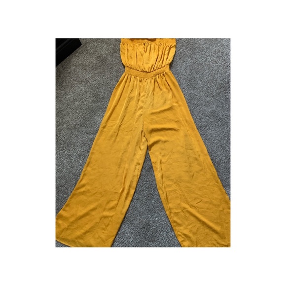 Forever 21 Pants - Mustard silky Forever21 Jumpsuit